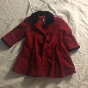 Talbots red wool luxury red dressy coat